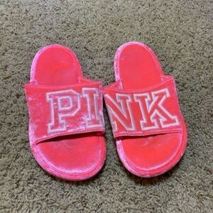 PINK slippers size small 5-6